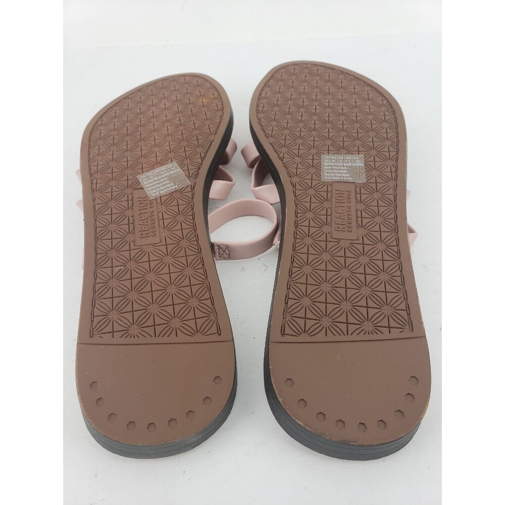 Reaction Kenneth Cole Sloan Four Band Strappy Slide Sandal in Blush Pink Size 10 - Picture 13 of 16